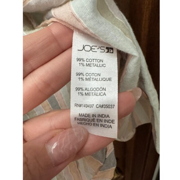 Joe's Jeans Size Small Button Up Blouse - Picture 5 of 5